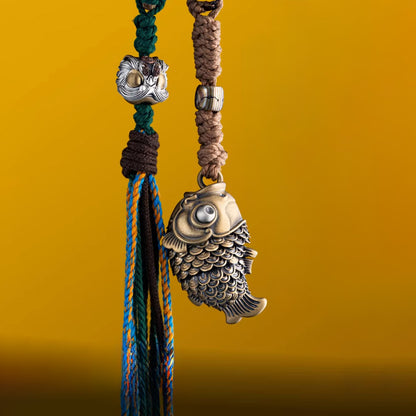 Lucky Koi Fish Pendant – Articulated Moving Tail for Stress Relief | Zen Ara Grove