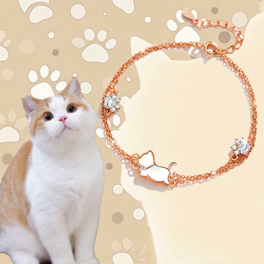 Orange and White British Short Bracelet | Zen Ara Grove