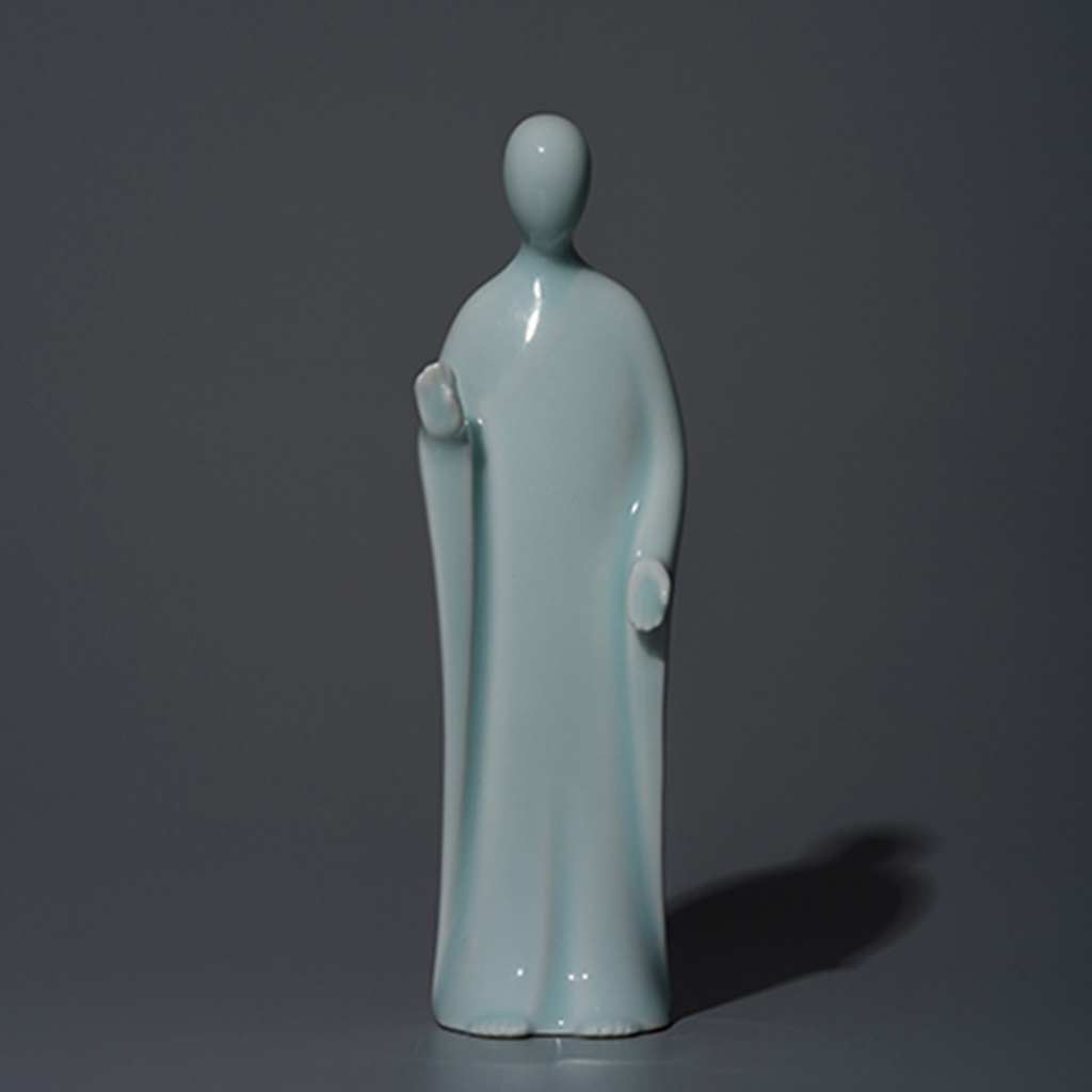 Handcrafted Ceramic Faceless Buddha Mudra Figurines – Embodying Zen Wisdom & Peace | Zen Ara Grove