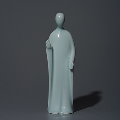 Handcrafted Ceramic Faceless Buddha Mudra Figurines – Embodying Zen Wisdom & Peace | Zen Ara Grove