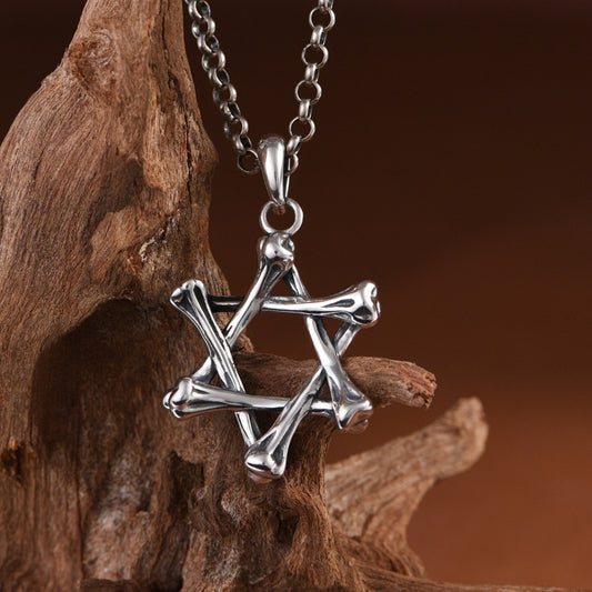 S925 Silver Hexagram Pendant – Harmony & Protection | Zen Ara Grove
