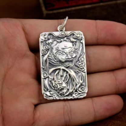 Retro Zhong Kui Talisman – Handcrafted Ancient Exorcism Charm | Zen Ara Grove