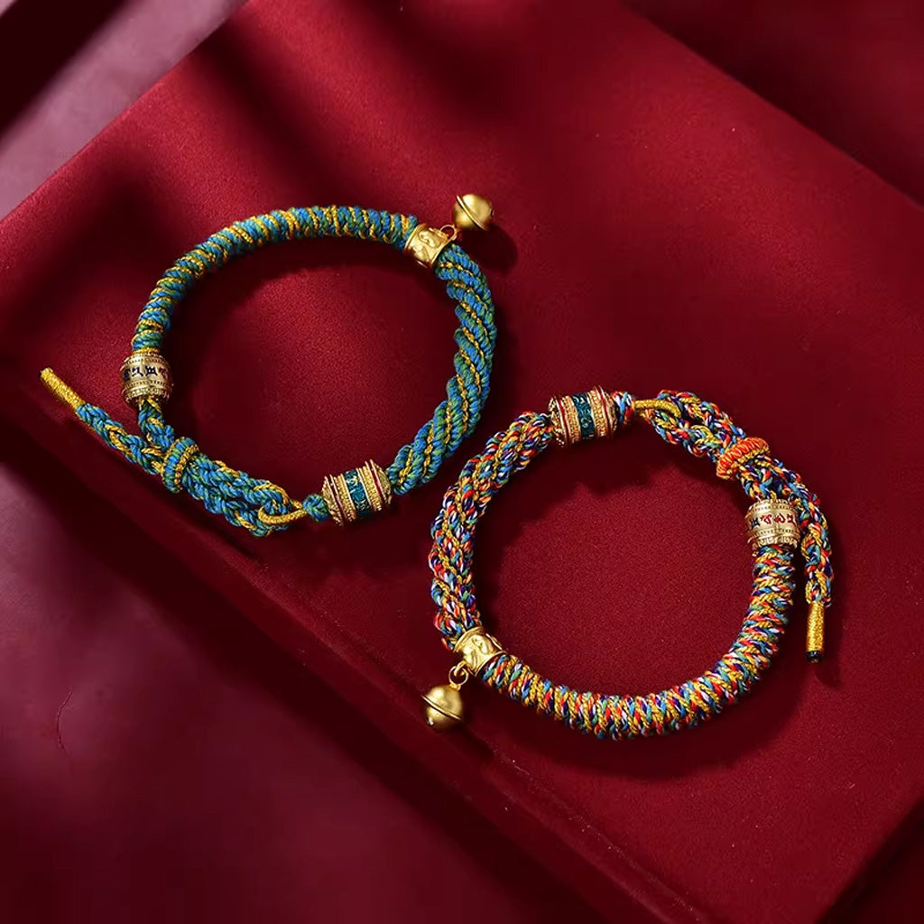 Hand‑Woven Blessing Bracelet – Color Options Symbolizing Peace and Protection | Zen Ara Grove