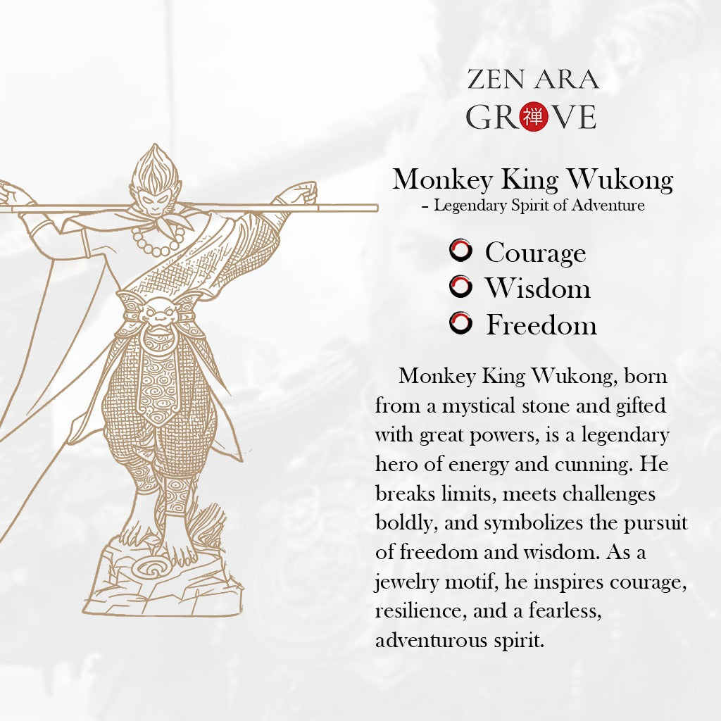 Monkey King Jin Gu Bang Necklace – Spirit of Defiance | Zen Ara Grove