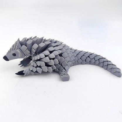 Fully Articulated Pangolin Fidget – Movable Scales, Calming Touch | Zen Ara Grove