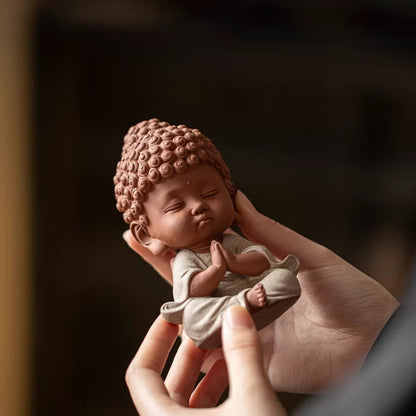 Handcrafted Porcelain Buddha Figurine – Serenity and Cultural Heritage | Zen Ara Grove
