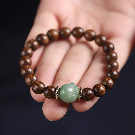 Sandalwood Lovely Cat Paw Protection Bracelet  | Zen Ara Grove
