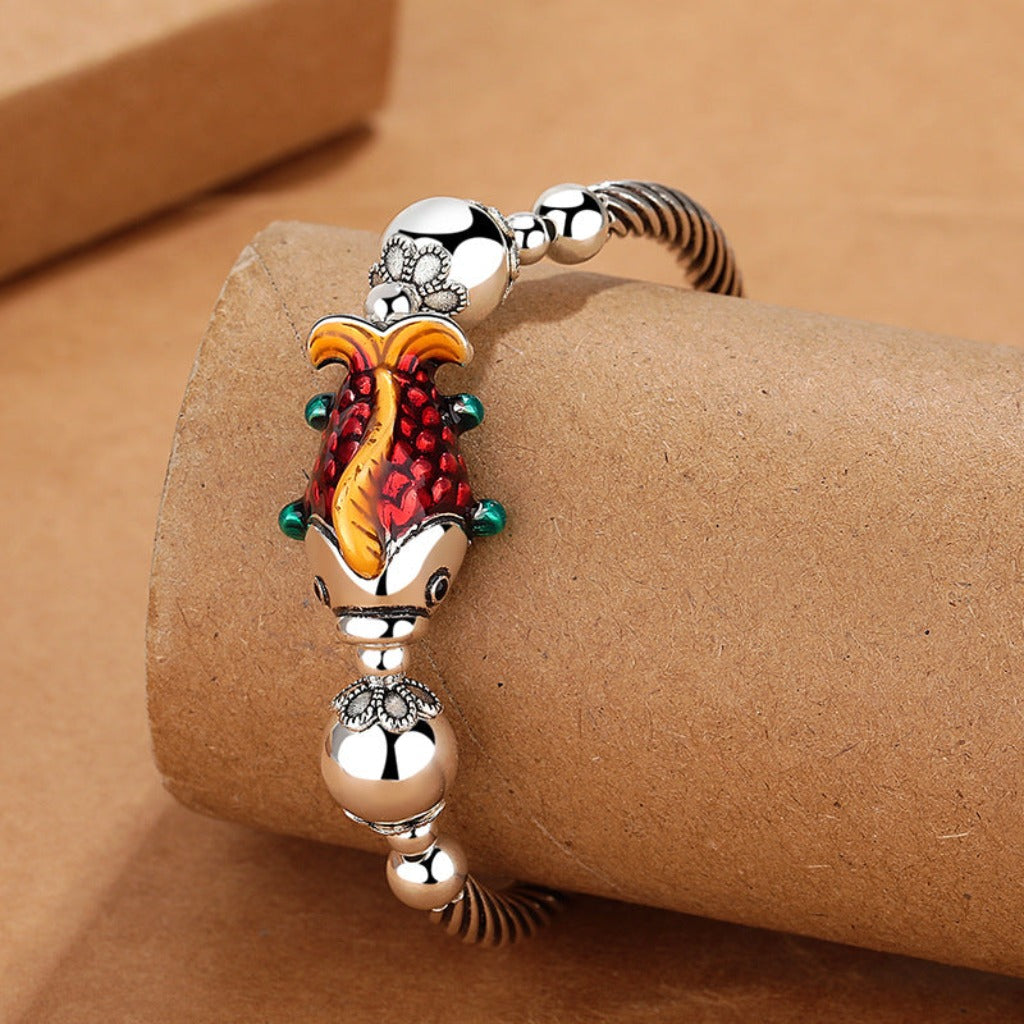Lucky Koi Charm Bracelet – Joy and Prosperity Always | Zen Ara Grove