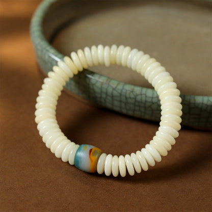 Zen White Bodhi Bracelet – Pure Path, Vibrant Spirit | Zen Ara Grove