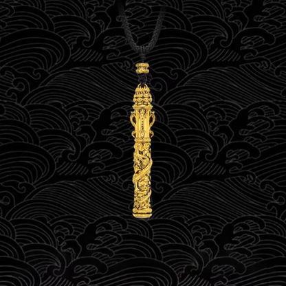 Monkey King’s Cudgel Necklace – Strength & Courage Talisman | Zen Ara Grove