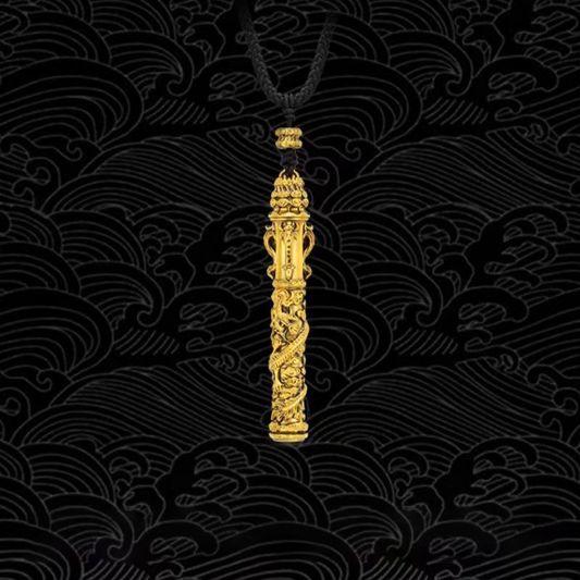 Monkey King’s Cudgel Necklace – Strength & Courage Talisman | Zen Ara Grove