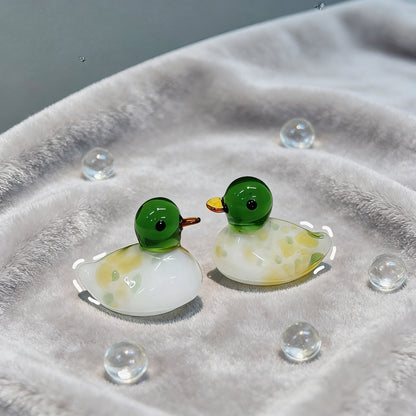 Peaceful Glass Duck Figurine – Bringing Calm Energy and Joy to Your Space | Zen Ara Grove