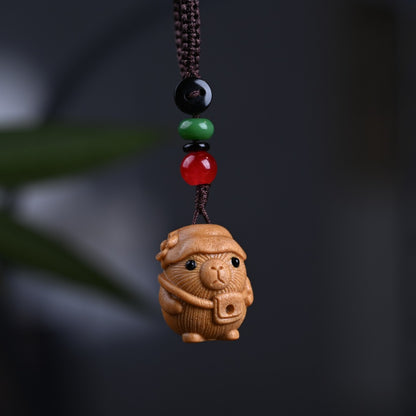 Handcrafted Marmot Desk Ornament – Premium Golden Sandalwood & Juniper Blend | Zen Ara Grove