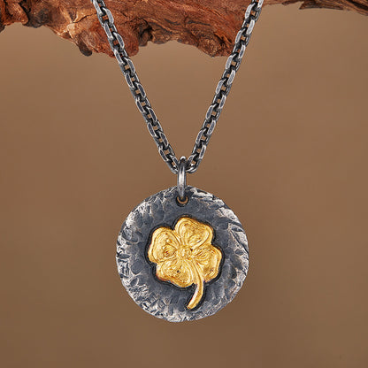 $9.99 LIMITED TIME OFFER Handmade Thai Silver Clover Necklace for Luck and Blessing | Zen Ara Grove