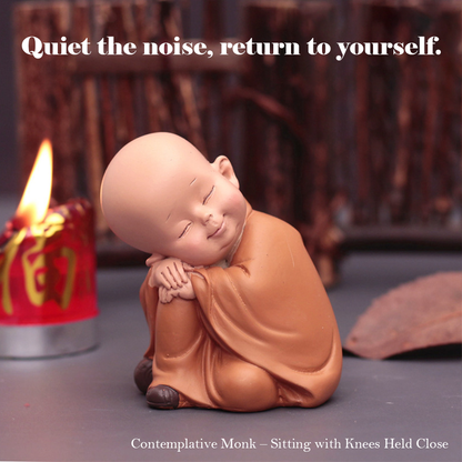 Cute Zen Monk Figurines| Zen Ara Grove