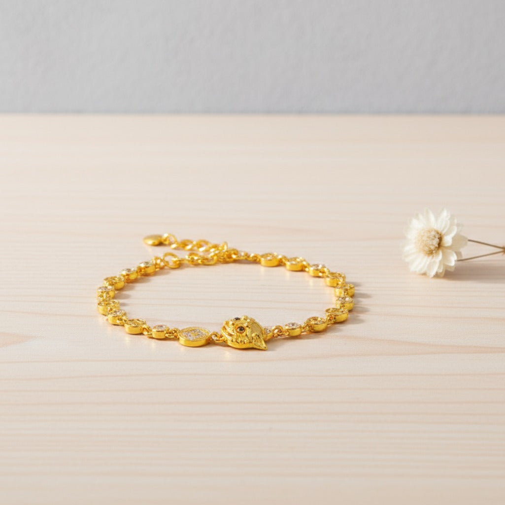 Gold-Plated Pixiu Wealth Bracelet | Zen Ara Grove