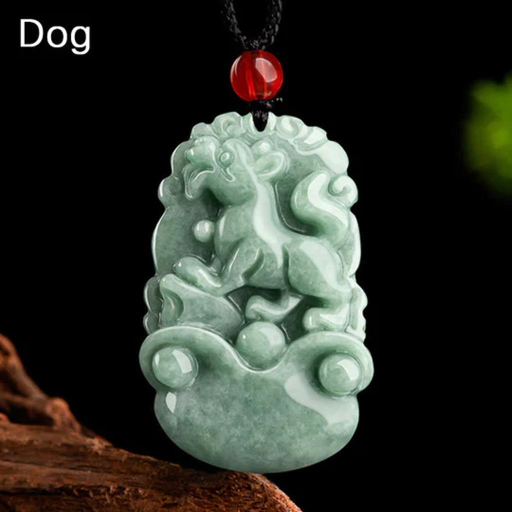 Chinese Zodiac Jade Pendant – Eternal Blessing & Protection | Zen Ara Grove