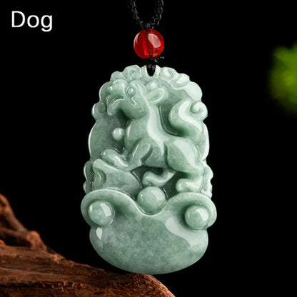 Chinese Zodiac Jade Pendant – Eternal Blessing & Protection | Zen Ara Grove