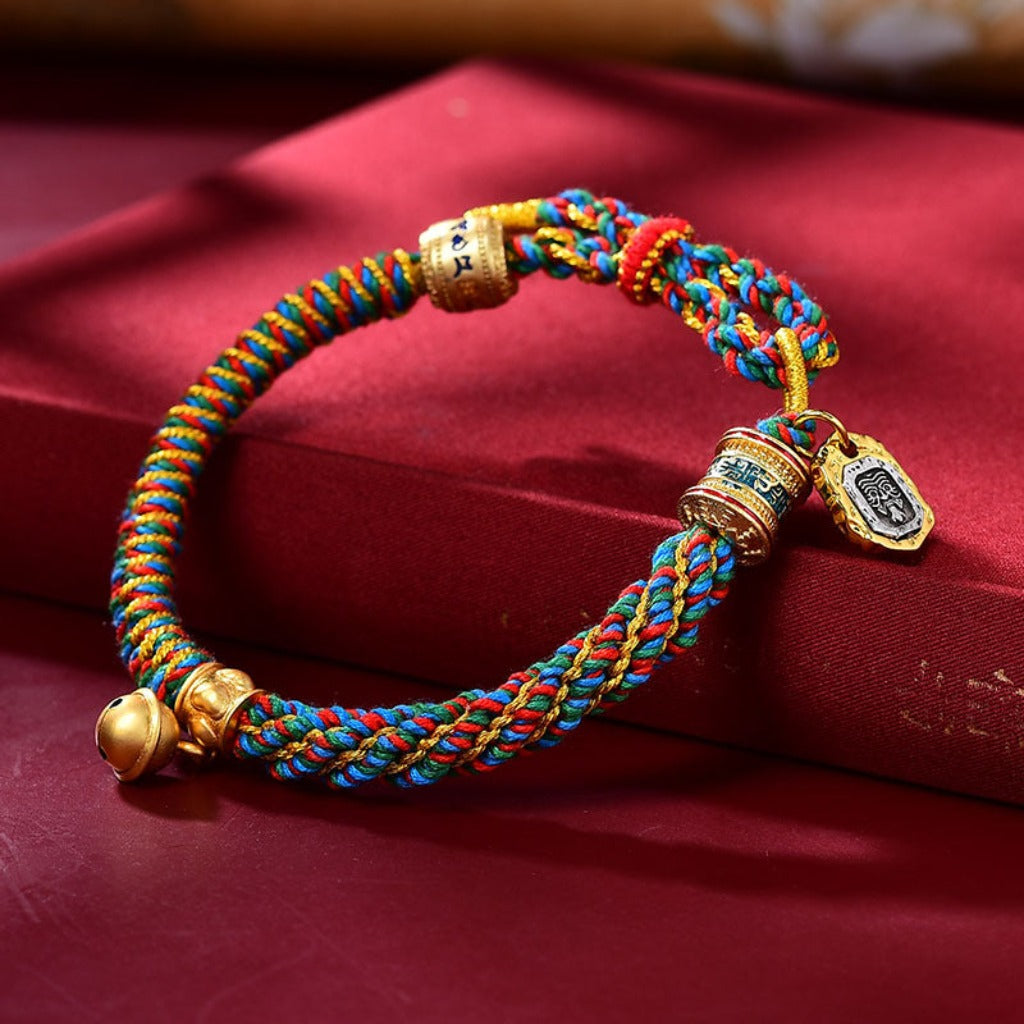 Himalayan Blessing Bracelet – Handwoven Threads of Peace | Zen Ara Grove