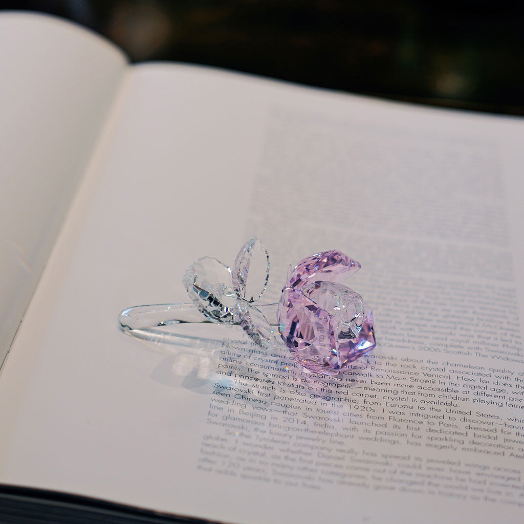 Pink Crystal Glass Rose Ornament – A Sparkling Tribute to Every Kind of Love | Zen Ara Grove