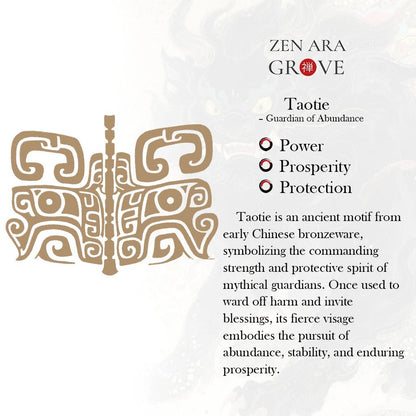 Taotie Beast Ring – Ancient Guardian of Strength | Zen Ara Grove