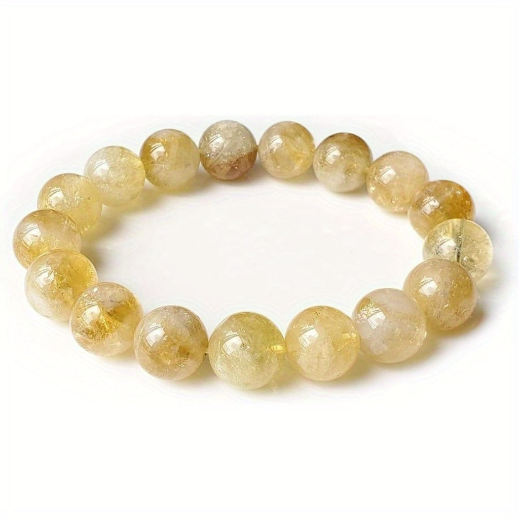Crystal Beaded Bracelet with Elastic Cord – Handmade Design | Zen Ara Grove