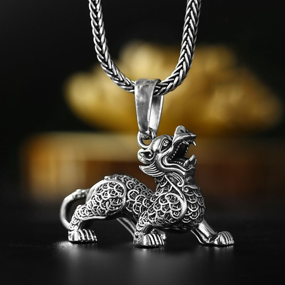 Rising Pixiu Necklace – Attract Fortune & Guard Energy | Zen Ara Grove