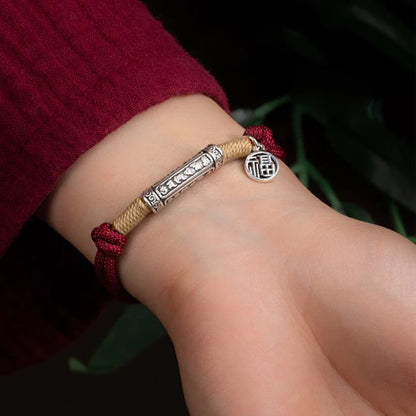 Handwoven Red String Bracelet – Harmony, Strength, and Prosperity | Zen Ara Grove
