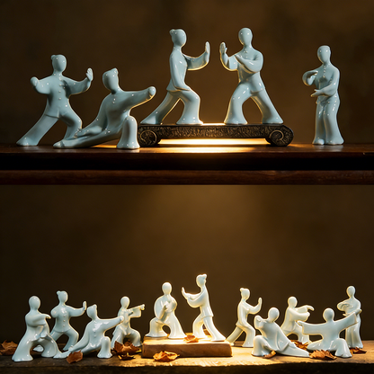 Elegant Female Tai Chi Master Figurine – Grace in Motion | Zen Ara Grove