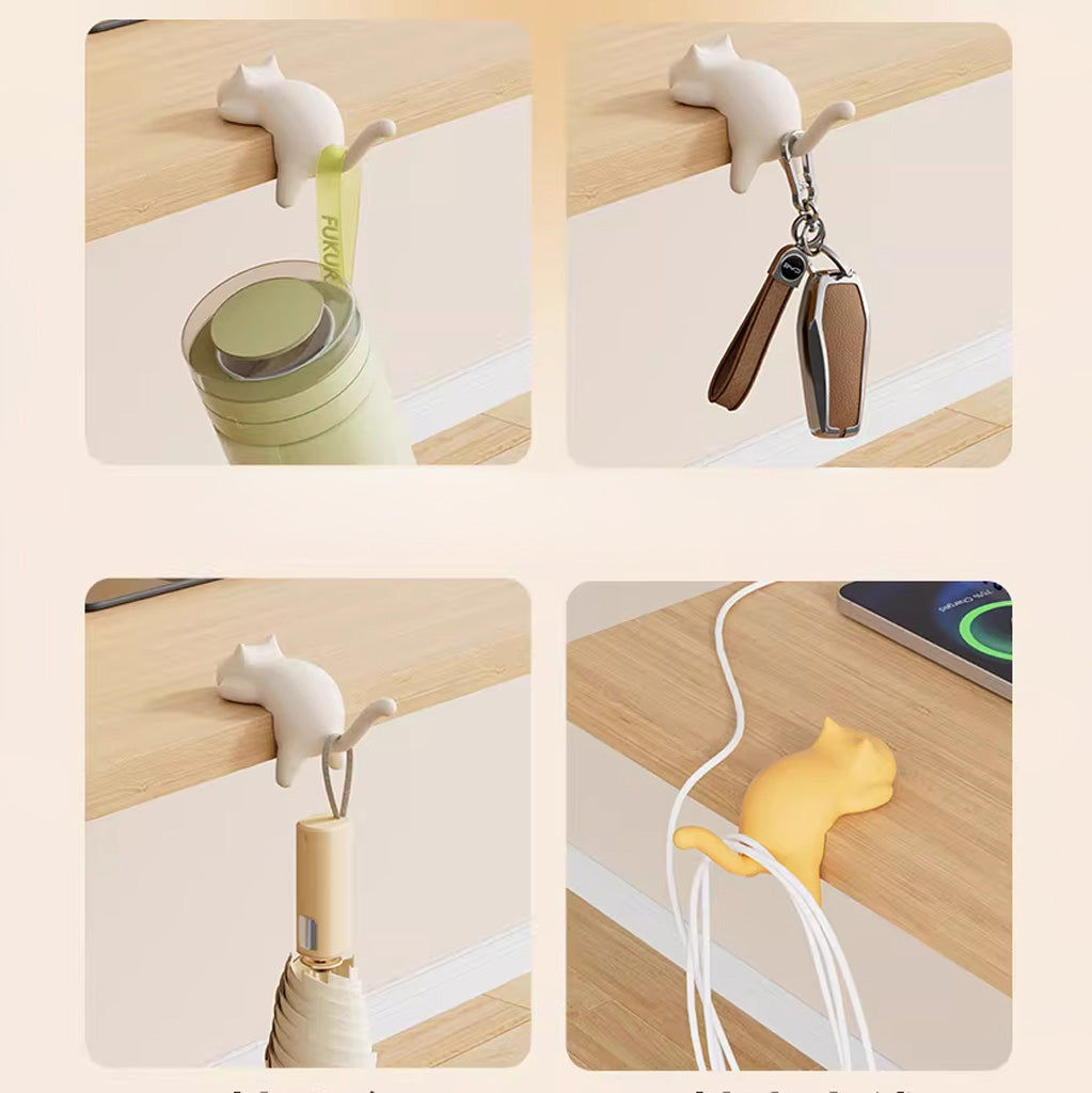Adorable Cat Desk Hook – Perfect Gift & Organizer | Zen Ara Grove