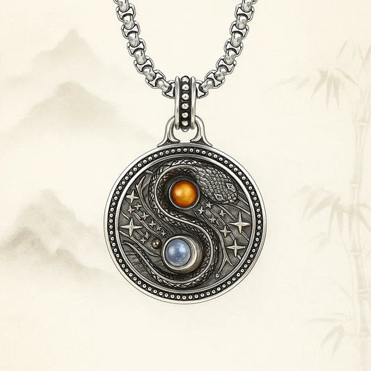 Zen-Inspired Retro Yin-Yang Necklace | Zen Ara Grove