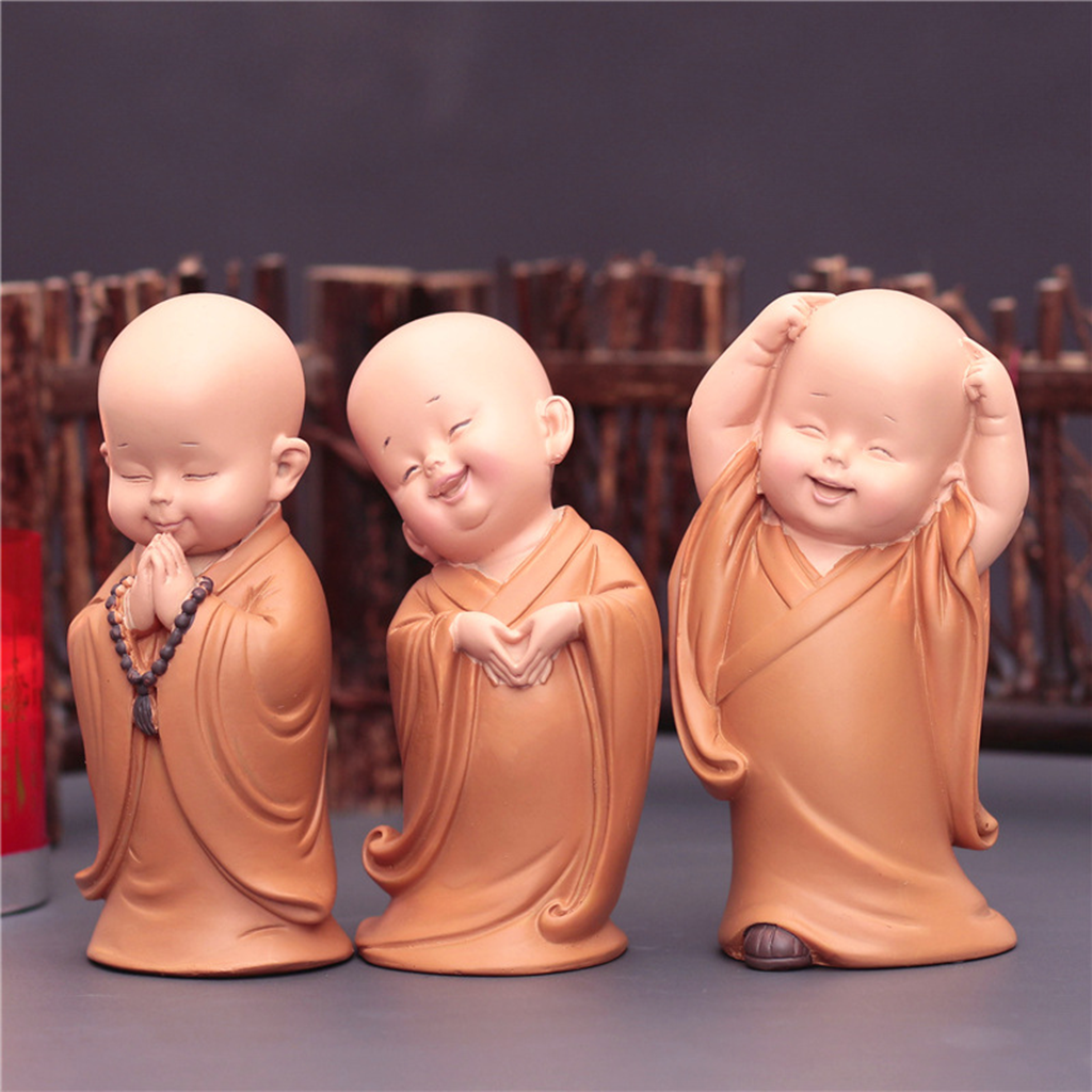 Cute Zen Monk Figurines| Zen Ara Grove