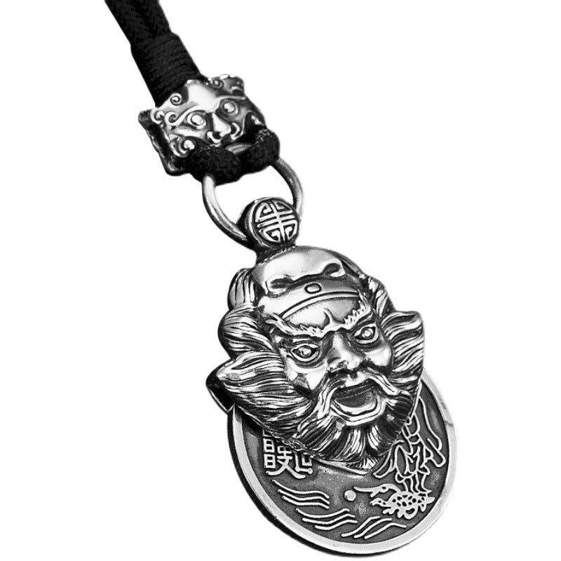 Vintage Zhong Kui Guardian Pendant – Timeless Protection & Courage | Zen Ara Grove