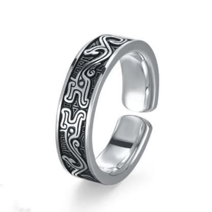 Mystic Kui Dragon Silver Ring – Embodying Heritage & Energy | Zen Ara Grove