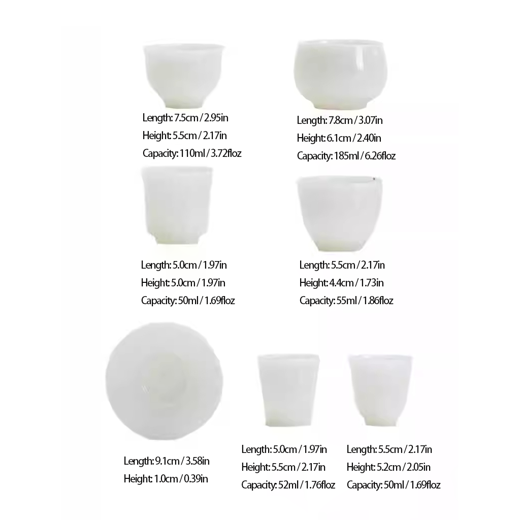 Ice Jade Glaze Porcelain Teacup – Smooth Sheep Fat Luster | Zen Ara Grove