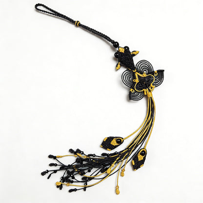 Handmade Chinese Knot Tassel – Koi Fish & Phoenix Tail Design to Sweep Away Worries | Zen Ara Grove