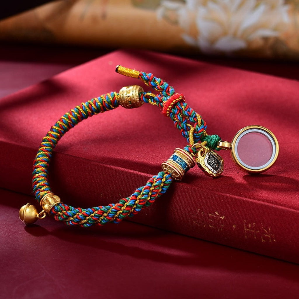 Himalayan Blessing Bracelet – Handwoven Threads of Peace | Zen Ara Grove