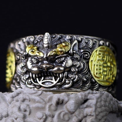 Pixiu Treasure Ring – Attract Abundance & Luck | Zen Ara Grove