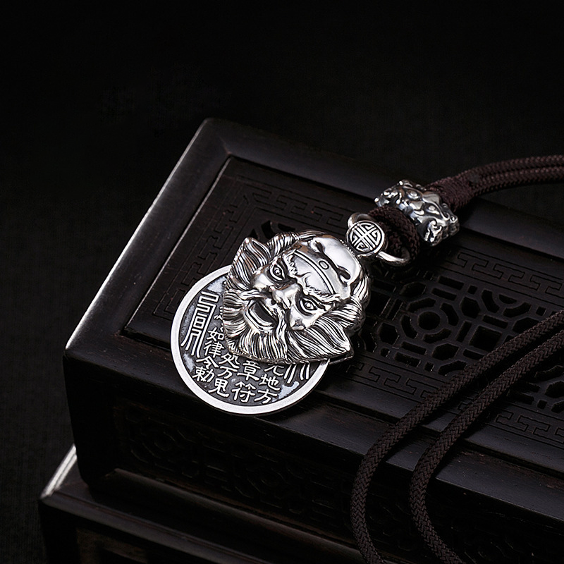 Vintage Zhong Kui Guardian Pendant – Timeless Protection & Courage | Zen Ara Grove