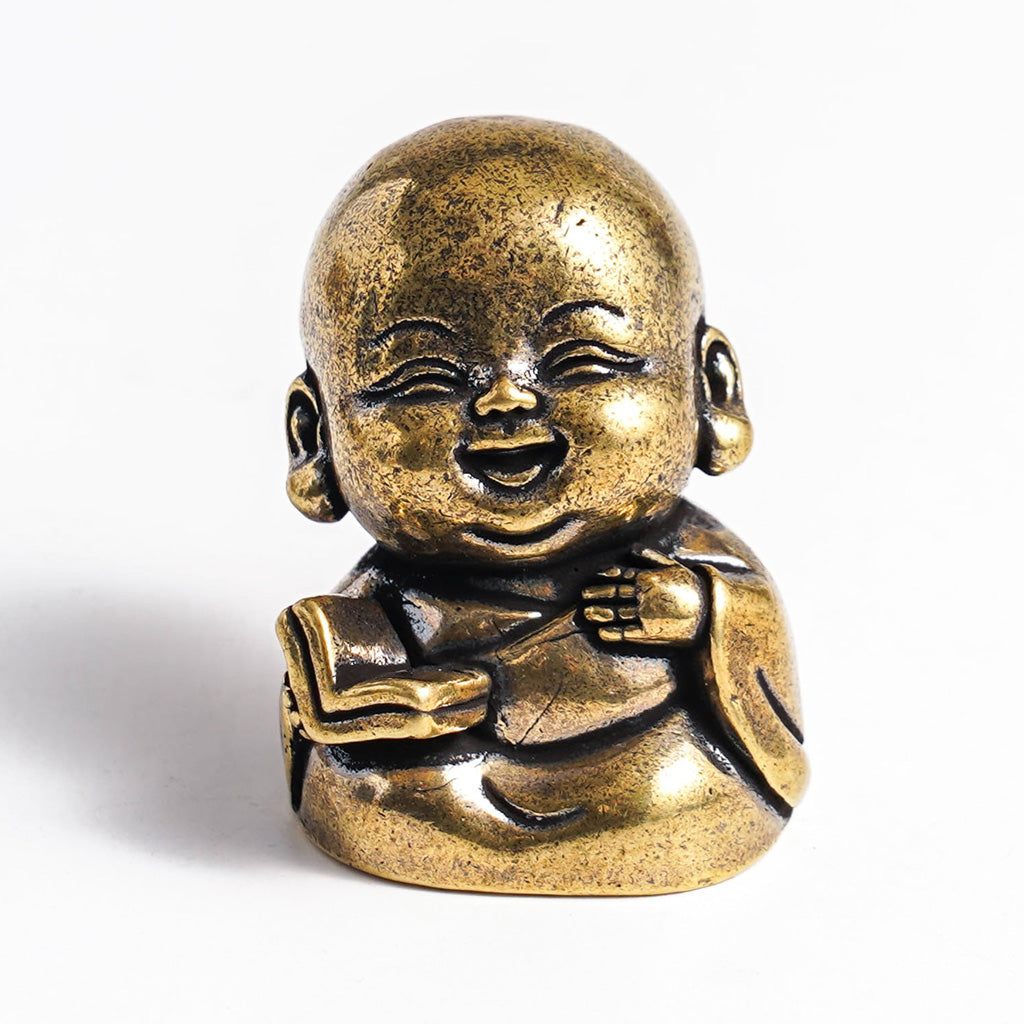 Handcrafted Solid Brass Monk’s Pursuit of Arts Collection | Zen Ara Grove