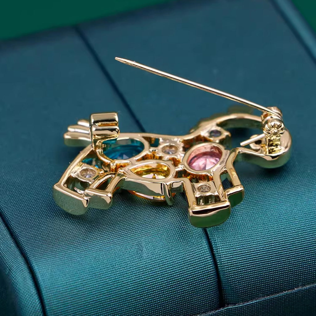 Swift Success – Horse Year Alloy Brooch Symbolizing Good Fortune | Zen Ara Grove