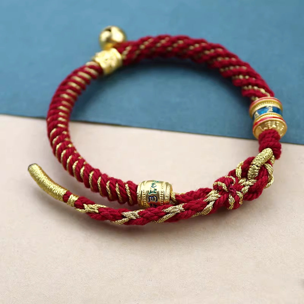 Hand‑Woven Blessing Bracelet – Color Options Symbolizing Peace and Protection | Zen Ara Grove