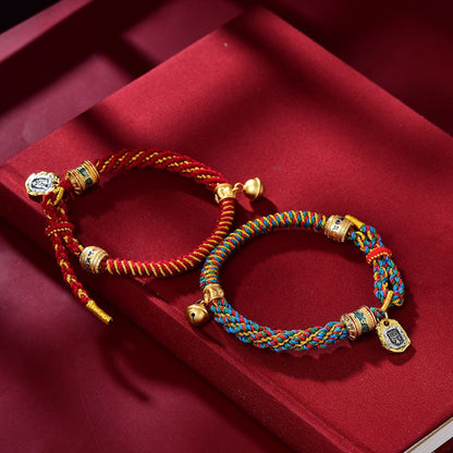 Himalayan Blessing Bracelet – Handwoven Threads of Peace | Zen Ara Grove