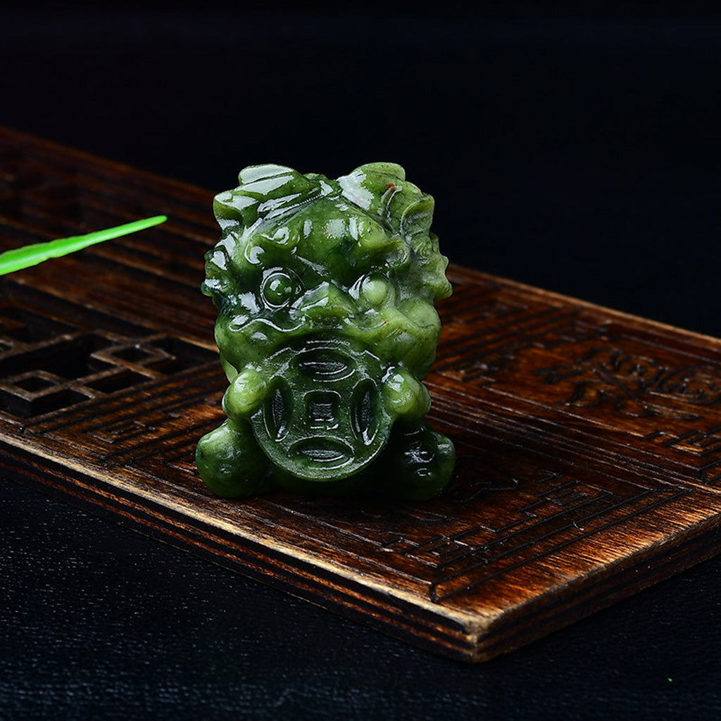 Crystal Pixiu Hand‑Carved Figurine — Meaning of Prosperity & Protection | Zen Ara Grove
