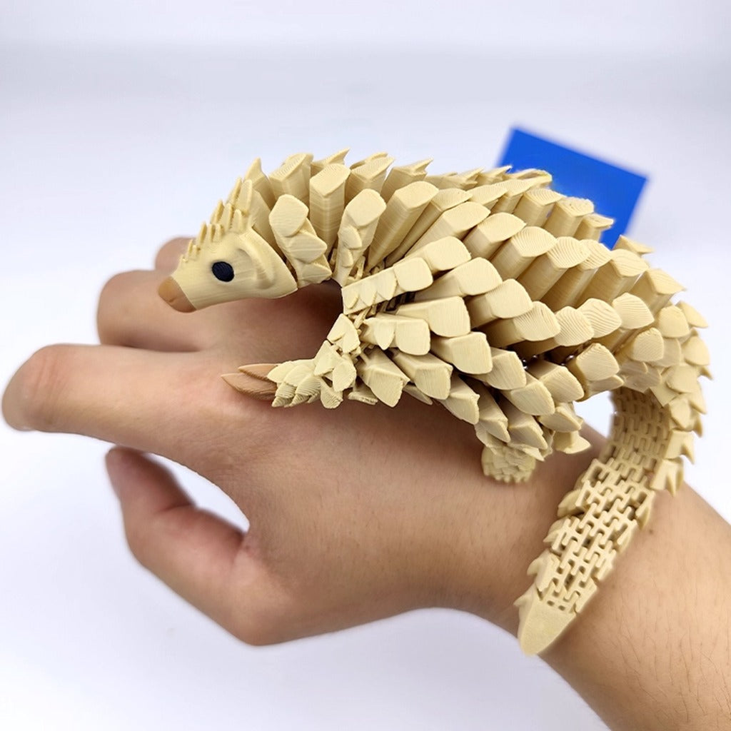 Fully Articulated Pangolin Fidget – Movable Scales, Calming Touch | Zen Ara Grove