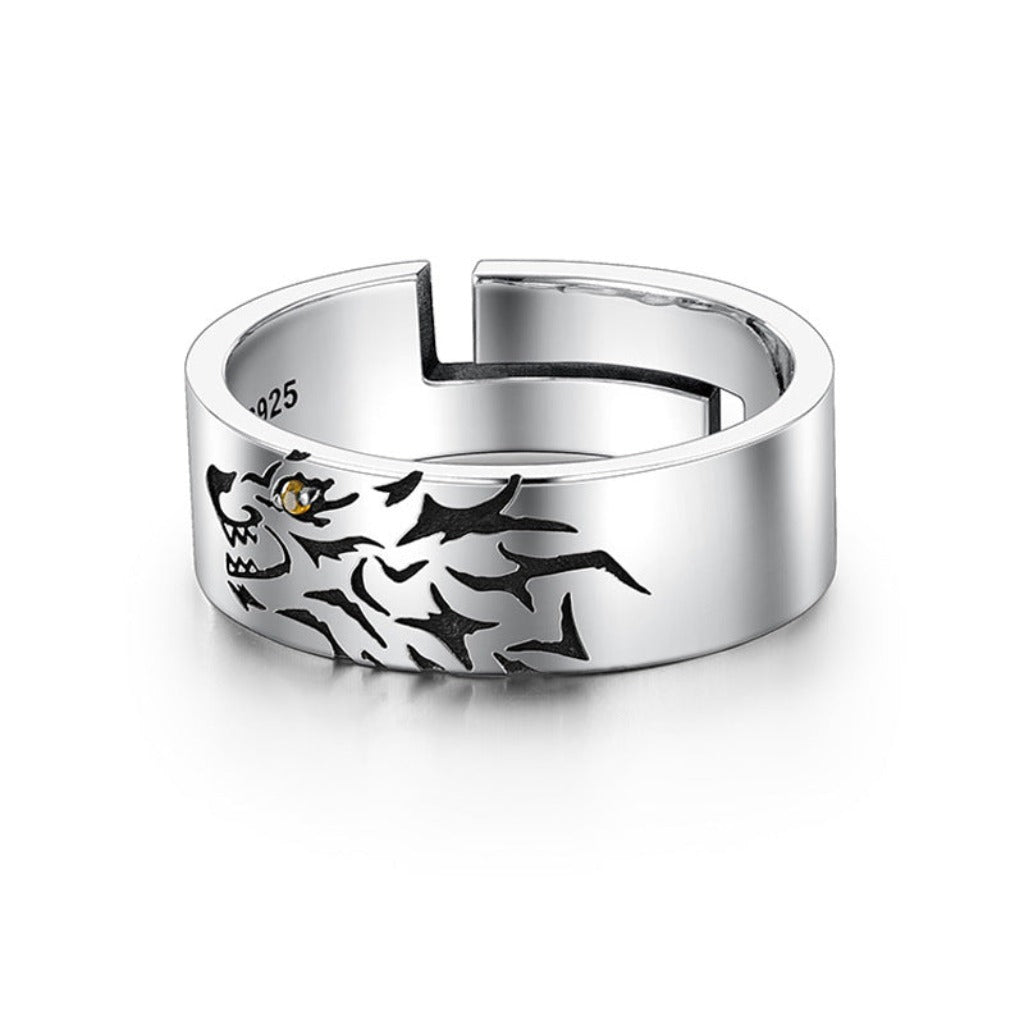 Wolf Totem Ring – Symbol of Strength and Freedom | Zen Ara Grove
