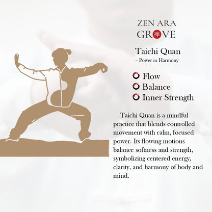Tai Chi Miniature Figurine – Balance in Motion | Zen Ara Grove