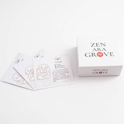 The Three Little Monks — Meaning Pose Card Set for Mindfulness & Inner Calm | Zen Ara Grove