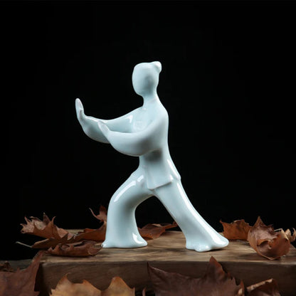 Elegant Female Tai Chi Master Figurine – Grace in Motion | Zen Ara Grove