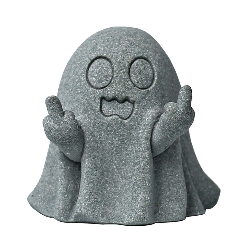 Zen Minimalist Ghost Figurine – Creative Art for Tranquil Spaces | Zen Ara Grove